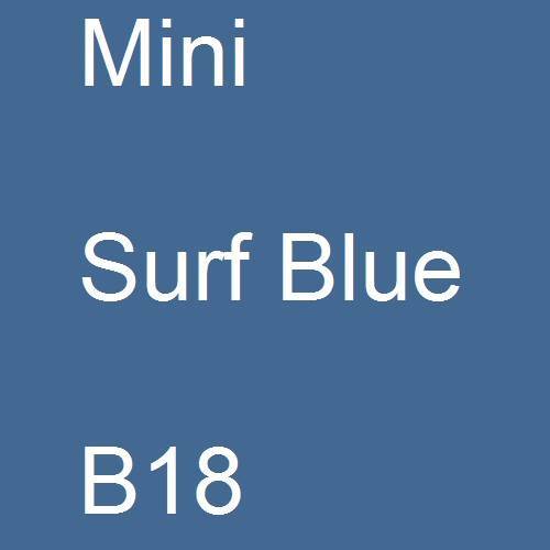 Mini, Surf Blue, B18.